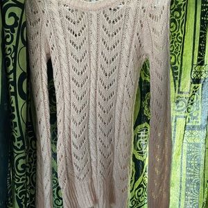 Delia’s Women’s S champagne pink sweater